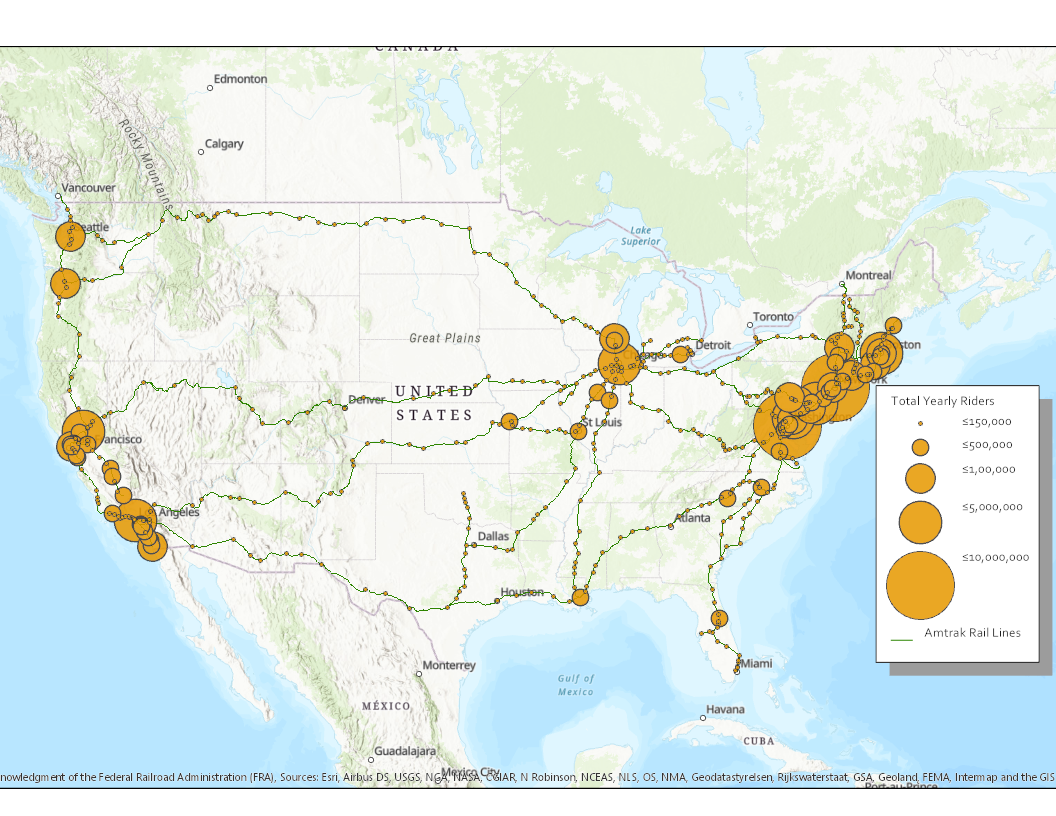 Amtrak Ridership